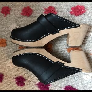 Lotta from Stockholm Black Clogs